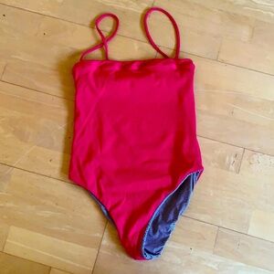 Acacia Swimwear - Lonny Suit - Red - Size Small